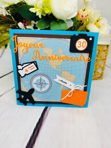 carte anniversaire voyage