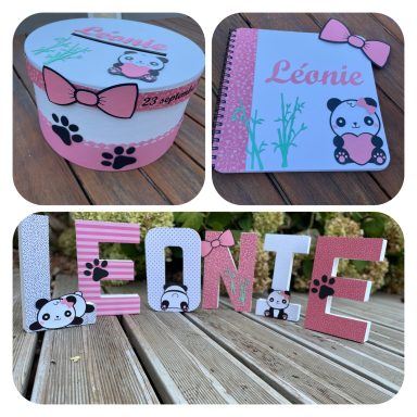 Assortiment panda Assortiment pour baptême panda