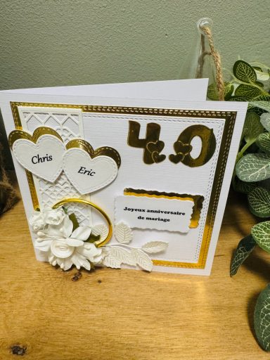 carte de mariage bohéme